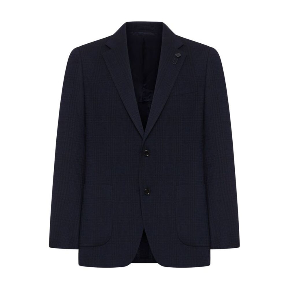 Lardini Men Single-Breasted Tailored Jacket In Check Fabric